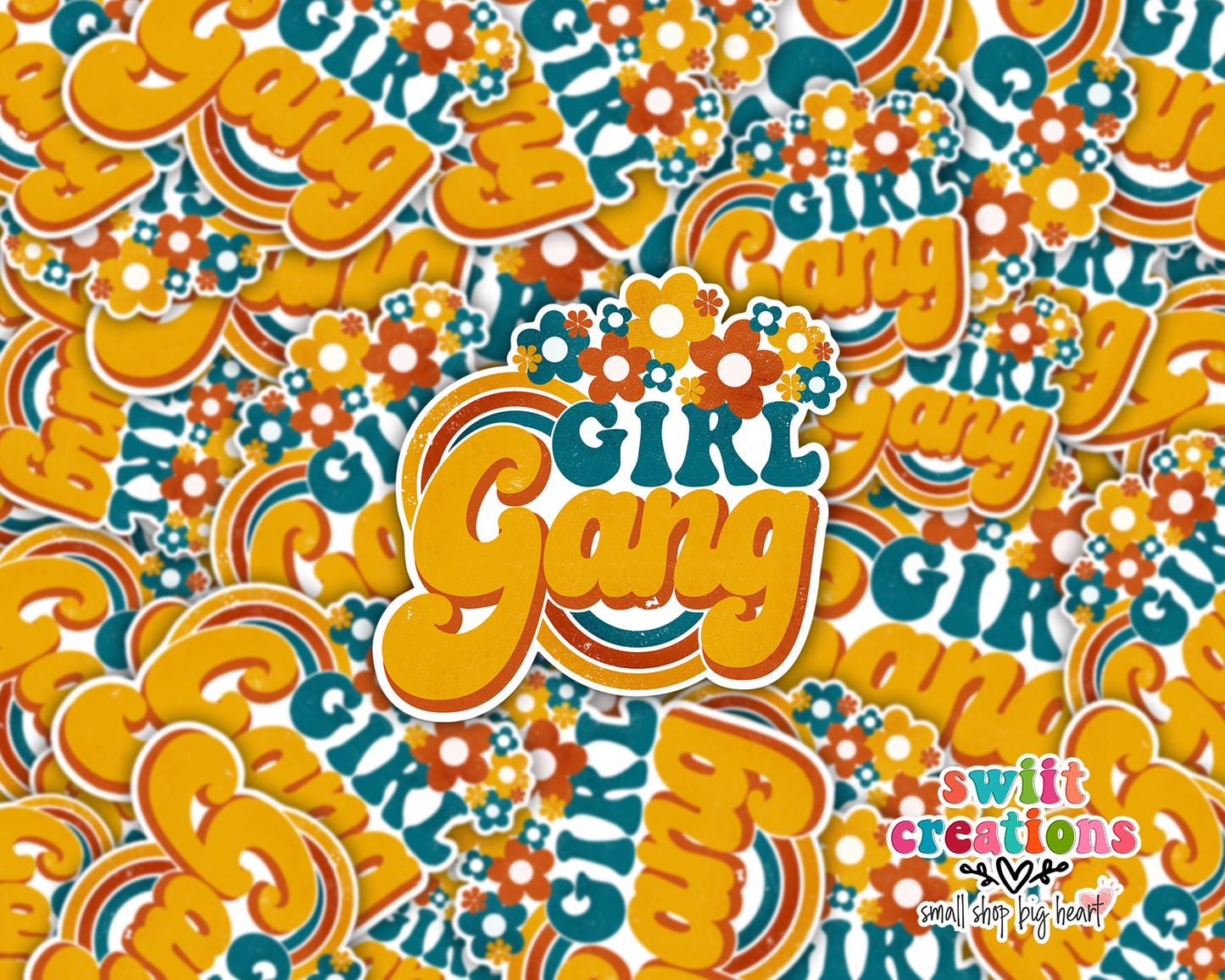 Girl Gang Waterproof Sticker  (SS104) | SCD180