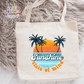 Sunshine State of Mind Large Linen Tote
