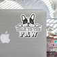 Talk to the Paw Waterproof Sticker   (SS197) | SCD203