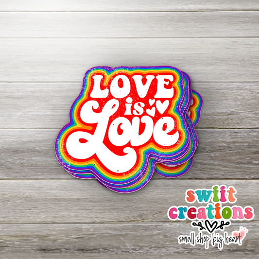 Love is Love Sticker (SS158) | SCD047