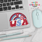 USA Waterproof Sticker  (SS150) | SCD153