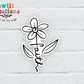 Faith Flower Waterproof Sticker  (SS042) | SCD136