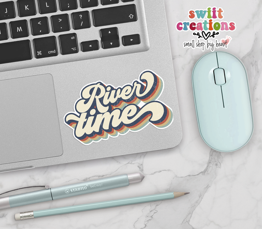 River Time Sticker (SS140) | SCD072