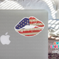 USA Lips Waterproof Sticker  (SS167) | SCD151