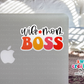 Wife Mom Boss Waterproof Sticker  (SS169) | SCD083