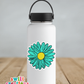 Aqua Flower Waterproof Sticker   (SS030) | SCD234
