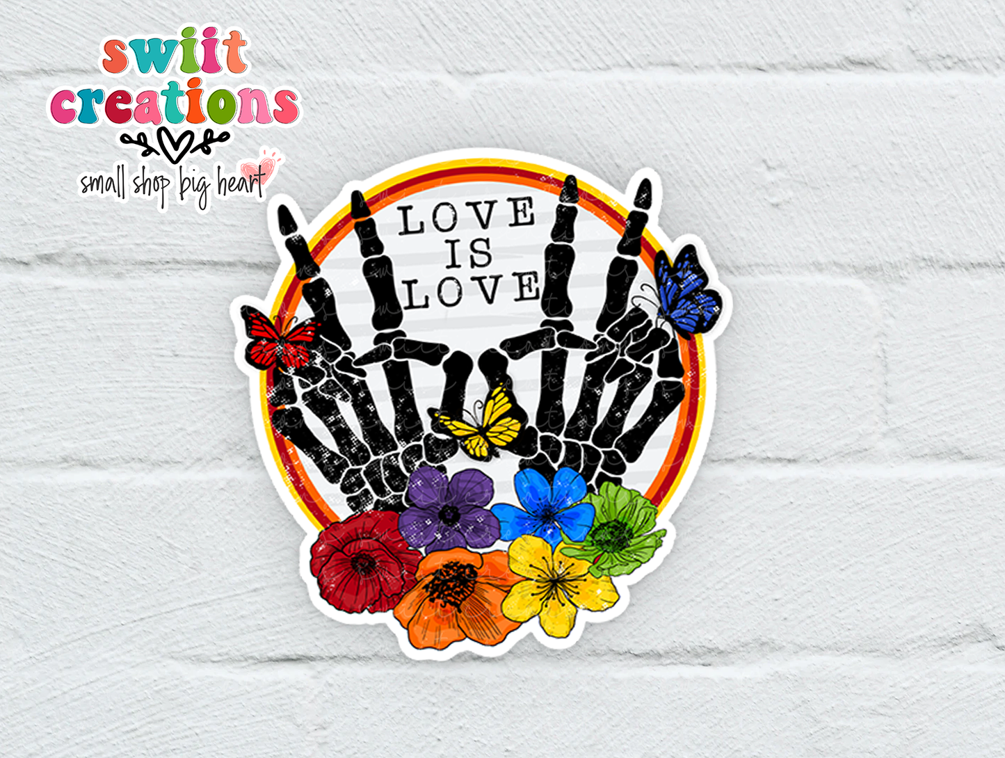 Love is Love Waterproof Sticker  (SS013) | SCD488