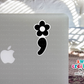 Semicolon Waterproof Sticker   (SS078) | SCD468
