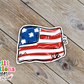 USA Flag Waterproof Sticker   (SS285) | SCD404