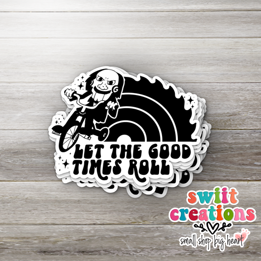 Let the Good Times Roll Sticker (SS134) | SCD189