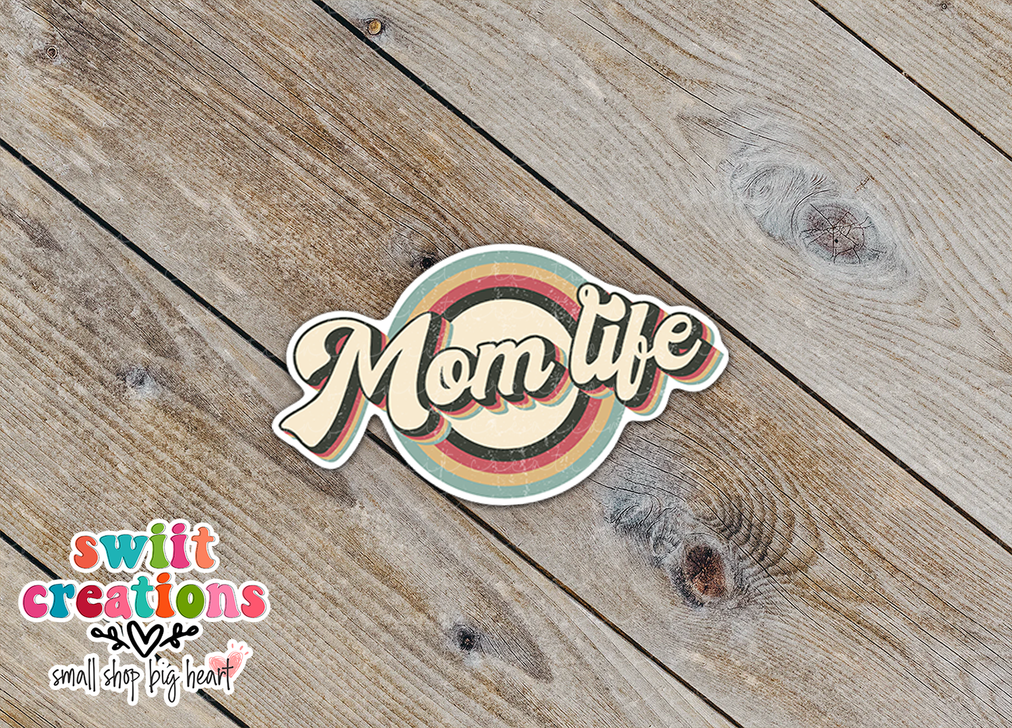 Mom Life Waterproof Sticker  (SS039) | SCD135