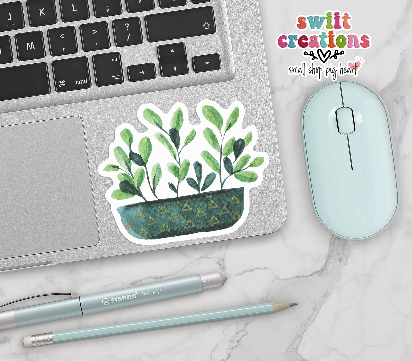 Plant Waterproof Sticker  (SS029) | SCD129