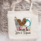 Teach Love Repeat Large Linen Tote