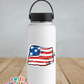 USA Flag Waterproof Sticker   (SS285) | SCD404