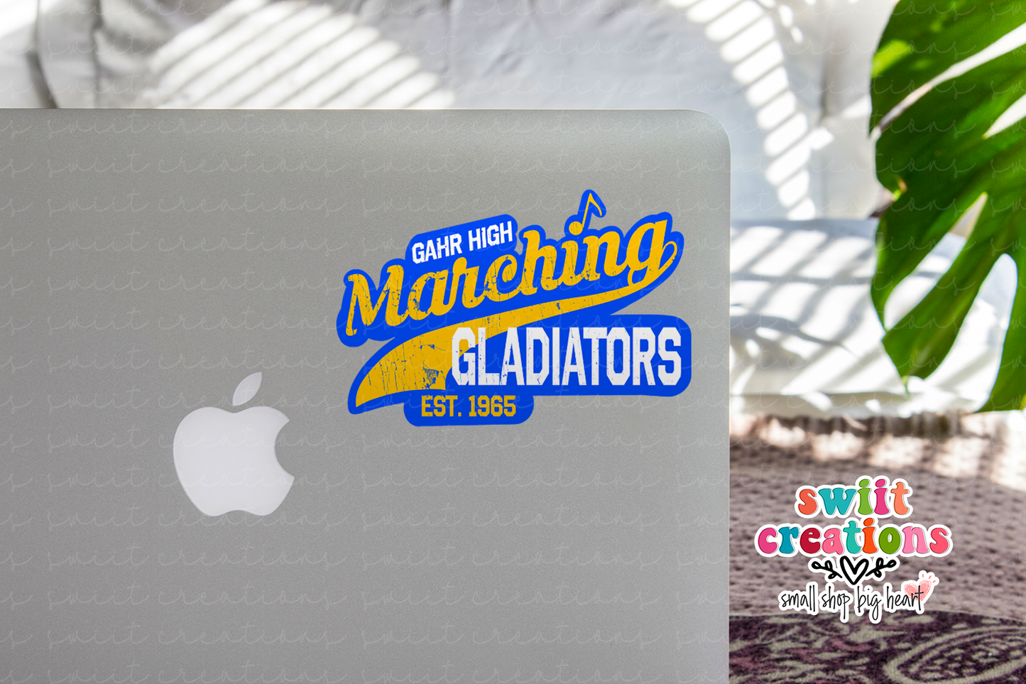 Gahr High Marching Gladiators Waterproof Sticker   (SS155) | SCD193