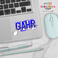 Gahr Gladiator Waterproof Sticker  (SS372) | SCD553