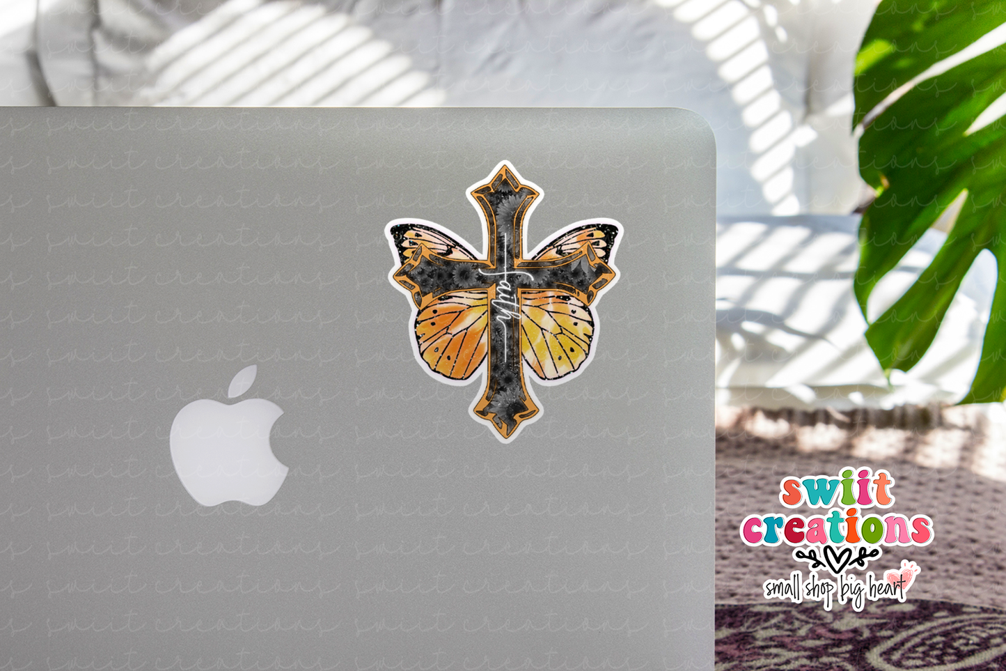 Faith Butterfly Sticker (SS279) | SCD390