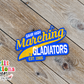 Gahr High Marching Gladiators Waterproof Sticker   (SS155) | SCD193