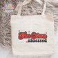 True Crime Obsessed Large Linen Tote