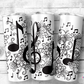 Floral Music Tumbler (T272)