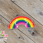 Grunge Rainbow Waterproof Sticker  (SS083) | SCD249