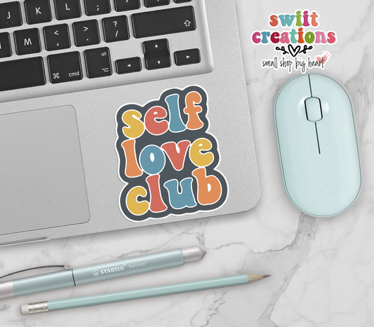 Self Love Club Sticker (SS117) | SCD125