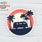 Beach Sunset Sticker (SS010) | SCD107