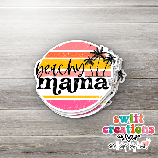 Beach Mama Sticker (SS127) | SCD028