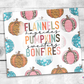 Flannels Pumpkins and Bonfires Tumbler (T326)