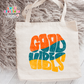 Good Vibes Large Linen Tote