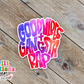 Good Vibes and Gangsta Rap Waterproof Sticker  (SS102) | SCD091