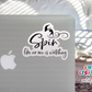 Spin Like No One is Waterproof Sticker   (SS161) | SCD260