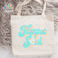 Hippie Soul Large Linen Tote