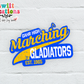 Gahr High Marching Gladiators Waterproof Sticker   (SS155) | SCD193