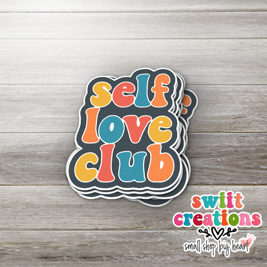 Self Love Club Sticker (SS117) | SCD125