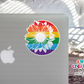 Flower & Moon Rainbow Waterproof Sticker (SS004) | SCD109