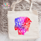 Good Vibes and Gangsta Rap Large Linen Tote
