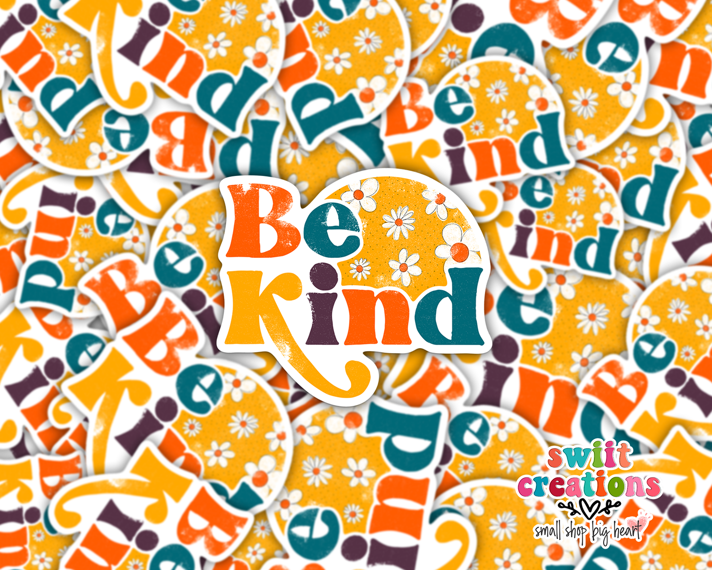 Be Kind Waterproof Sticker  (SS116) | SCD254