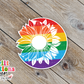 Flower & Moon Rainbow Waterproof Sticker (SS004) | SCD109