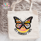 Set Yourself Free Large Linen Tote