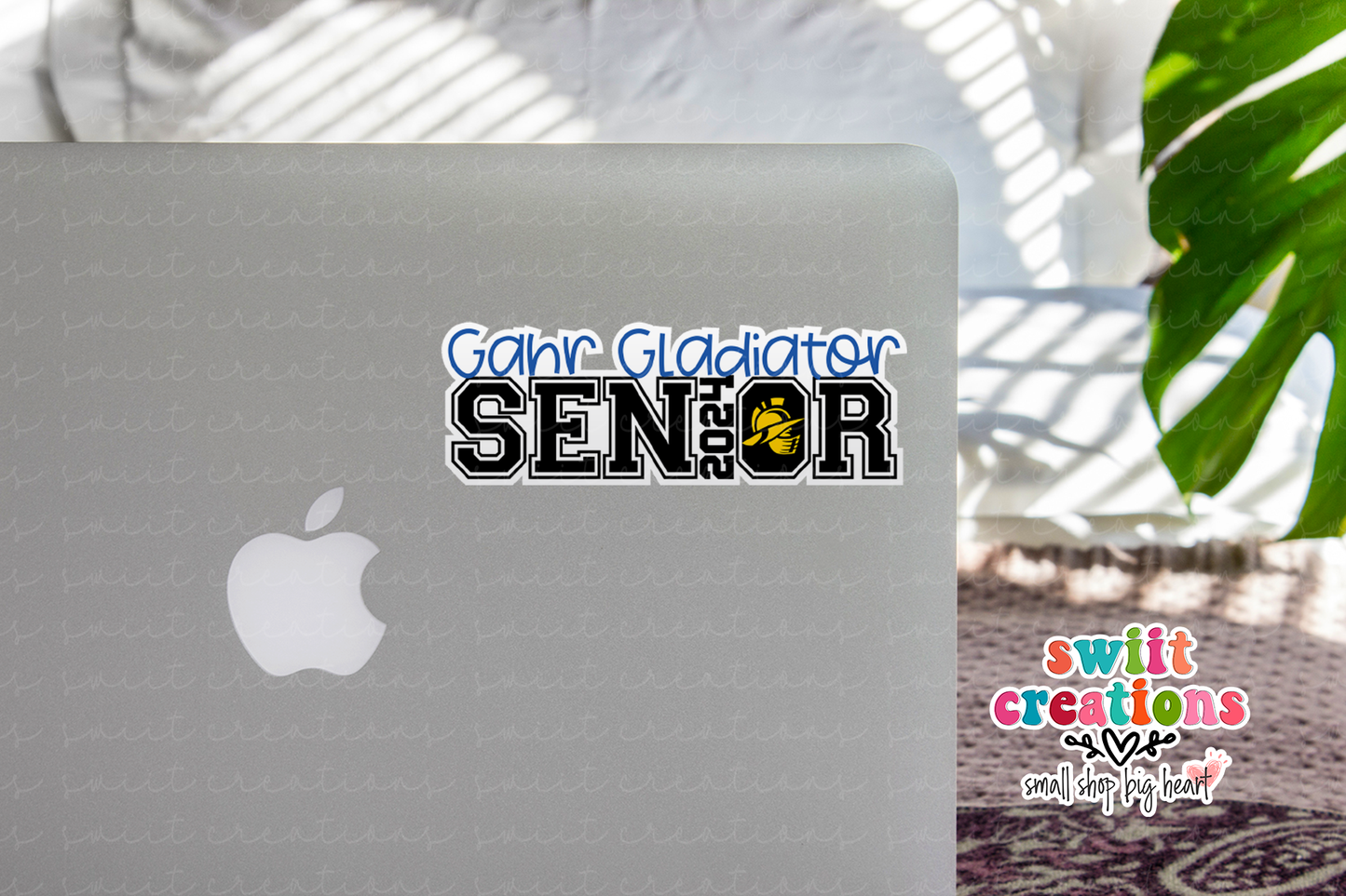 Gahr Gladiator Senior 2024 Waterproof Sticker  (SS377) | SCD558