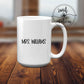 Christmas Moose Ceramic Coffee Mug
