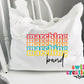 Band Large Canvas Tote