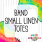 Band Small Linen Tote