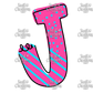 Doodle Font Personalized Tumbler (T051)