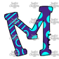 Doodle Font Personalized Tumbler (T051)