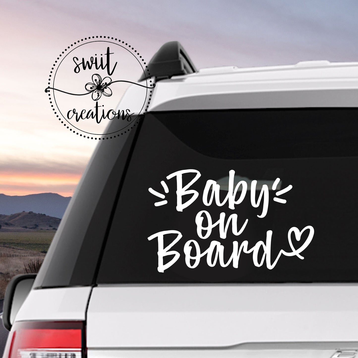 Baby On Board Decal (D027)
