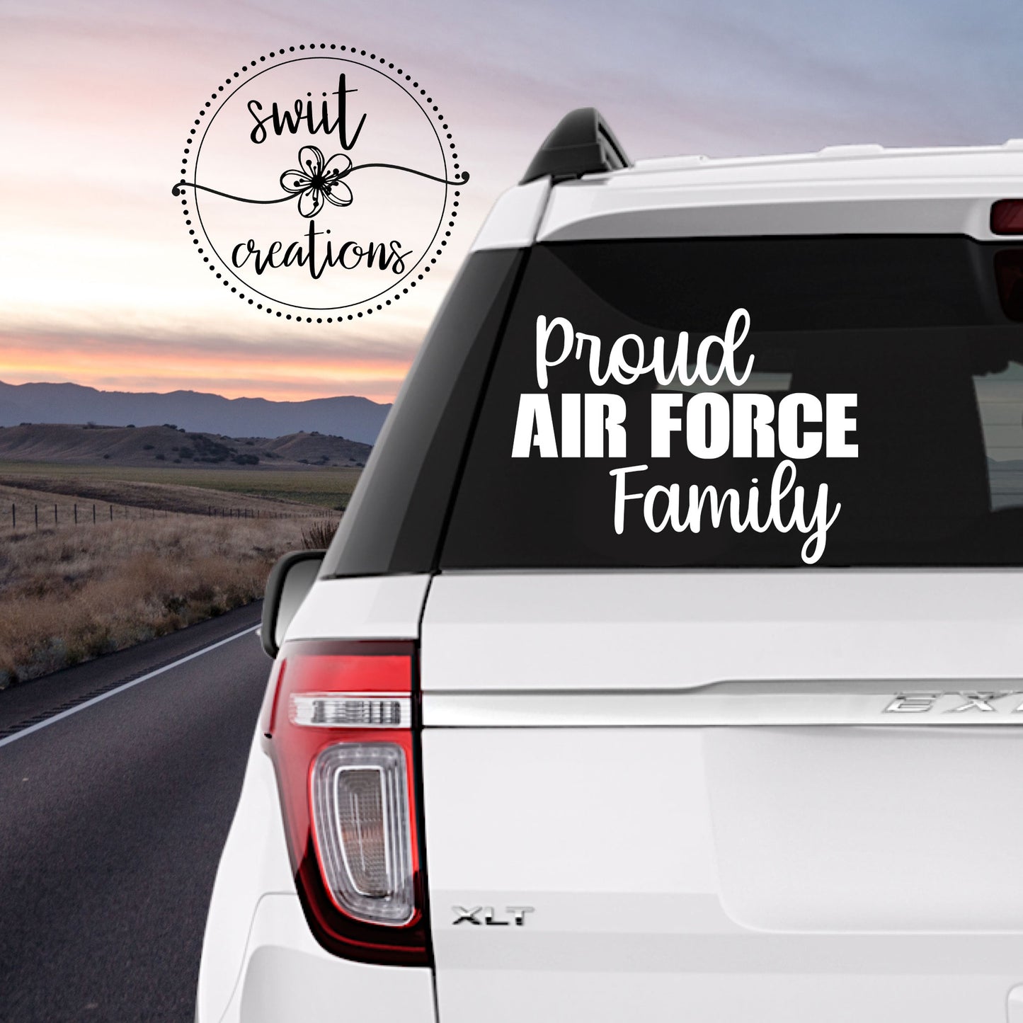 Proud Air Force Family Decal (D006)