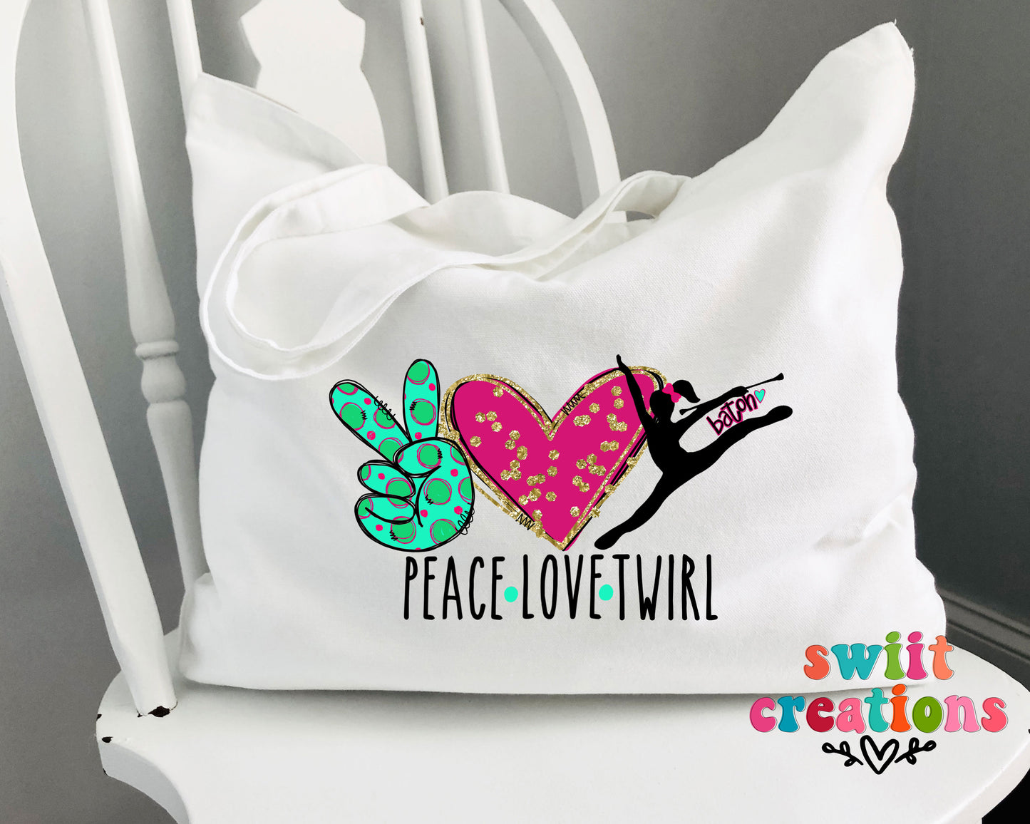 Color Guard Large Canvas Tote