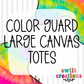 Color Guard Large Canvas Tote